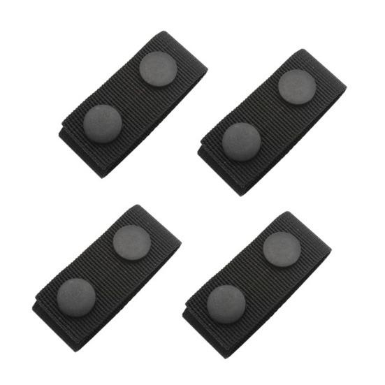 

4 шт., тактический держатель ремня, фиксатор, двойные защелки, дизайн, износостойкие, легкие, универсальные держатели петель для ремня 4pcs
