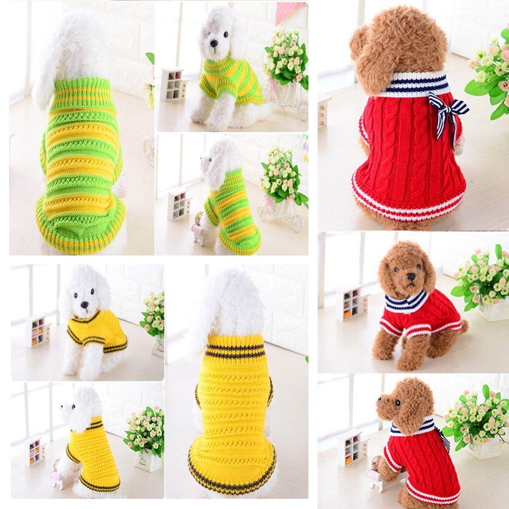 

Cute Winter Apparel Sailor Clothes Puppy Costumes Pet Hoodie Coat Harness Vest Dog Sweater Yellow Style1 XS
