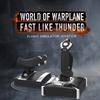 Flight Simulator Joystick and Throttle with Vibration | 4 Axis, 16 Keys, POV, Plug & Play, Suction Cup Base for Stability