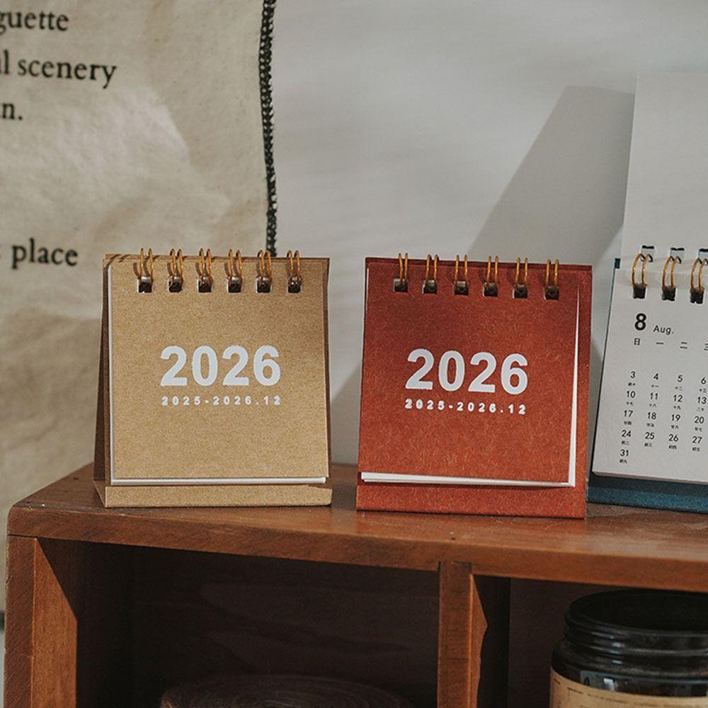 Portable Mini Calendar Coil Schedule Planner Creative Daily Planner  Gifts