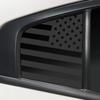 Black Rear Side Quarter Window Decal US Flag Sticker For 2011-2022 Dodge Charger