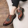 Brogue Shoes Men Classic Formal Leather British Style Shoes Male Large Size 48 Trend Business Shoes Yuppie Men’s Dress Shoes