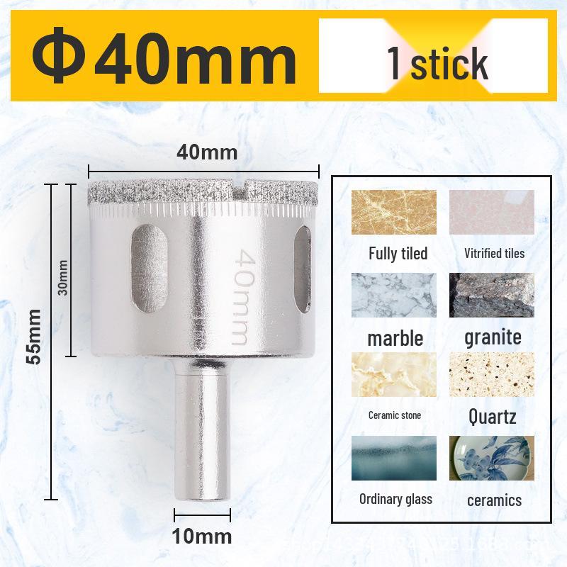 Alloy Glass & Tile Hole Drill Bit Set