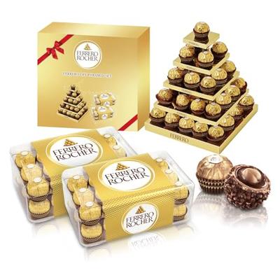 [Nur online] Ferrero Rocher Mimosa Pralinen, ein perfektes White Day Geschenk oder Souvenir. Ein beliebtes und stilvolles Sortiment an Haselnuss-Vollmilchschokolade