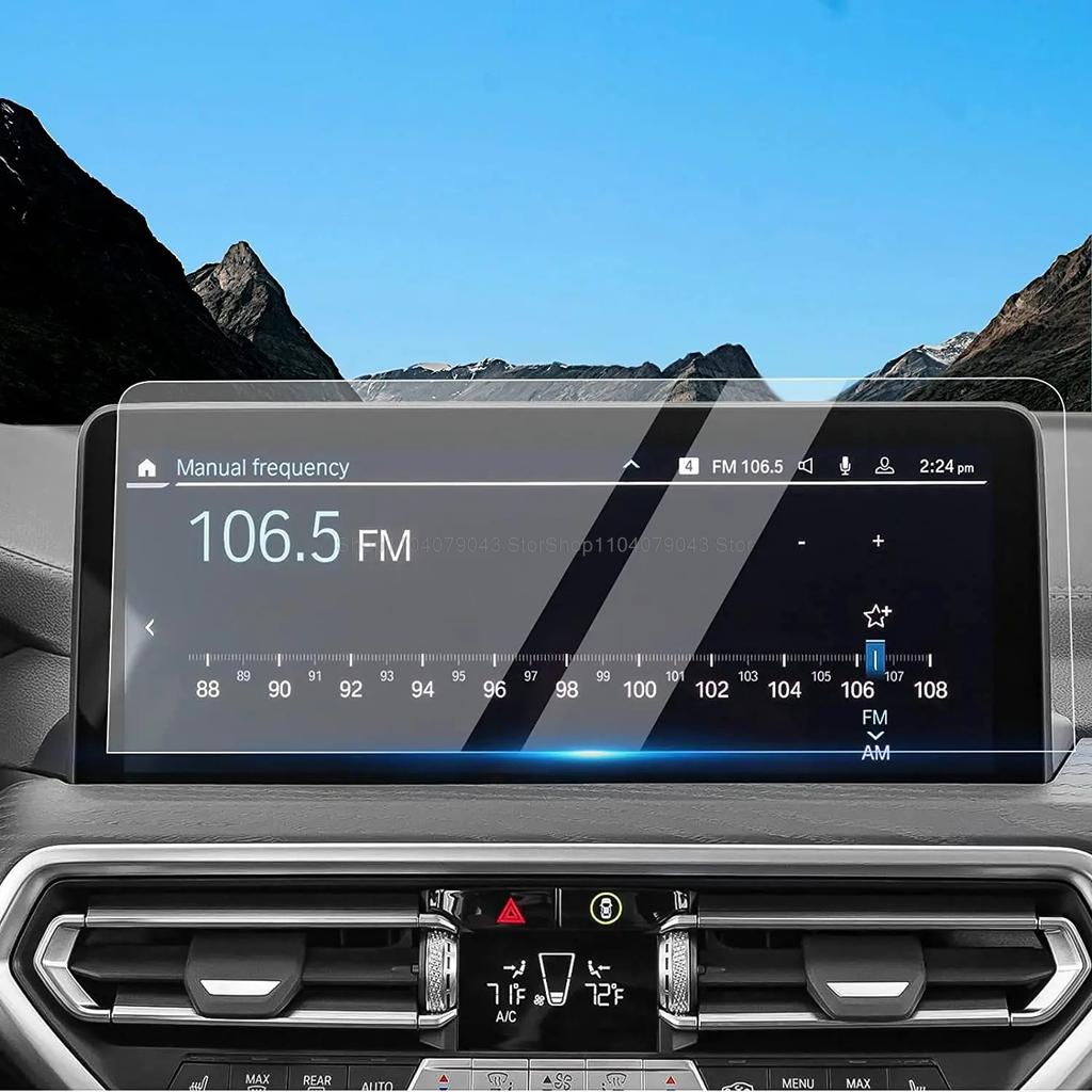 Film Protecteur d'Écran en Verre Trempé Pour BMW X3 G01 X4 G02 2022-2023 12.3 pouces Navigation GPS de Voiture et Instrument Anti-Rayures