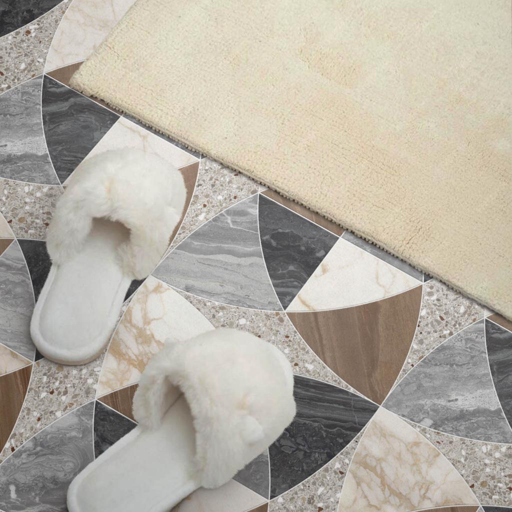 Dekoracyjny Panel Winylowy Na Ścianę Z Nadrukiem 100X50 Cm Geometryczny Wzór Kafli