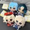 Authentic Anime Plush Characters new Genshin impact Tartaglia Zhongli Fischl Aether Diluc Plush Action Figure Model Toys