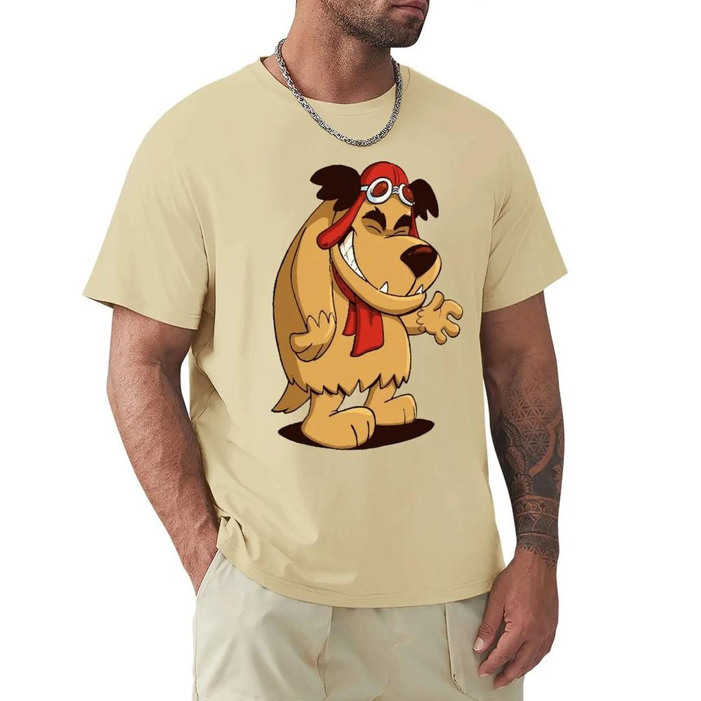 Laughing Muttley Humor Anime T Shirt Harajuku Short Sleeve T-shirt 100% Cotton Graphics Tshirt Tops