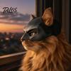 Small Pet Cosplay Accessory Cat Bat Mask, Funny Helmet, Hat Costume, Adjustable Mask for Holiday Costume Gear Halloween Party Photo Props, Lightweight
