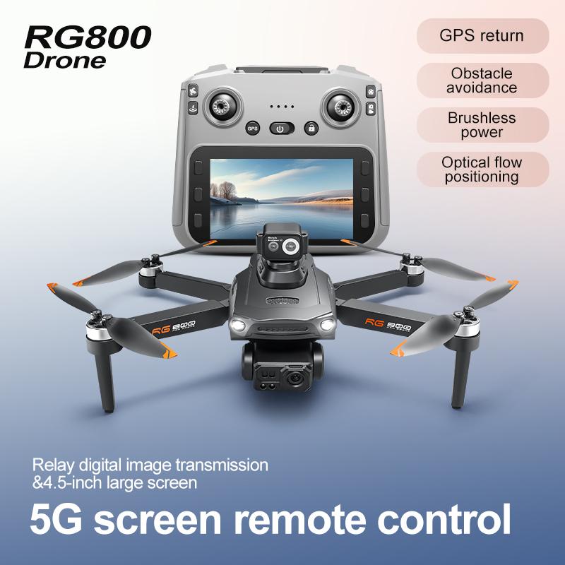 2026 RG800 Max Professional GPS Drone 8K Camera with Screen Remote Control Four-Axis Aerial Photography Laser 360° Obstacle 5G FPV Quadcopter Toys