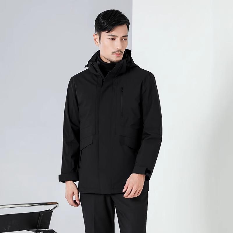 

Унисекс короткая пуховая куртка с капюшоном 4XL