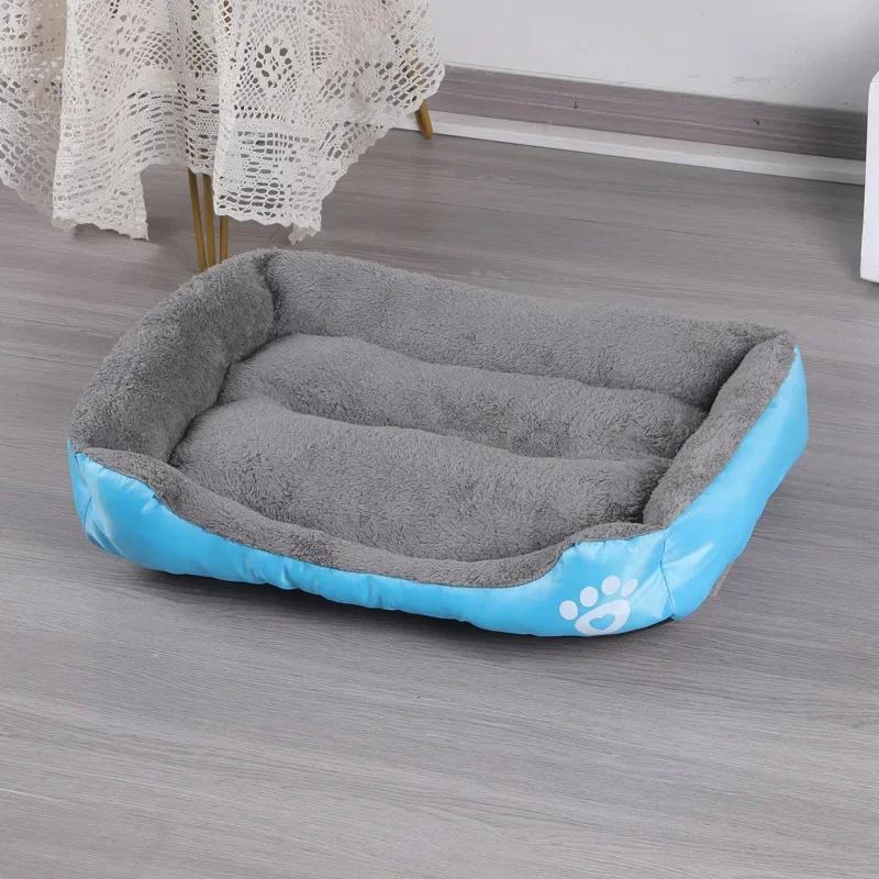 Haustier-Katzen- und Hundenest, groß, Pinkycolor, warm und bequem, weiches Baumwollnest, wasserdichtes Schlafsofa, universell für Katzen und Hunde