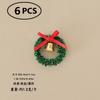 Christmas Wooden Elf Fairy Door Kit Tiny with Christmas Decoration Accessories for Mini House Furniture Christmas Decoration