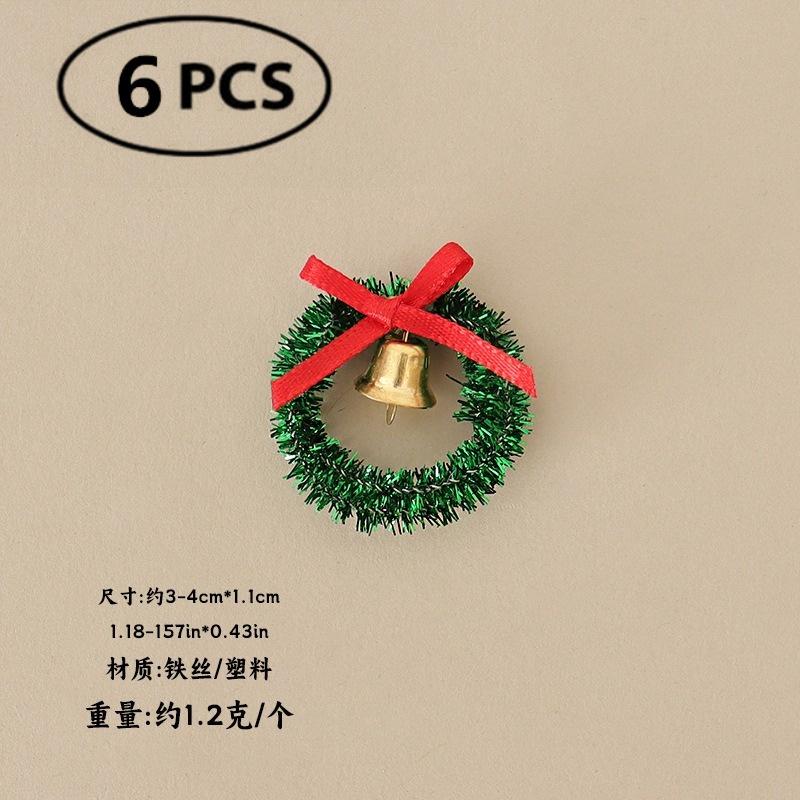 Christmas Wooden Elf Fairy Door Kit Tiny with Christmas Decoration Accessories for Mini House Furniture Christmas Decoration