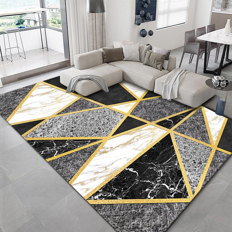 Geometrický Koberec do Obývacího Pokoje Domácí Ložnice Pracovna Kancelářský Koberec Homestay Hotel Dekorativní Koberec