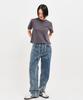 C WEAR BY THE GENIUS Oversized Crop T-Shirt Charcoal