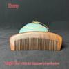 Ox Ridge Jade Green Sandalwood Massage Comb - Anti-Static Hair Loss Therapy.