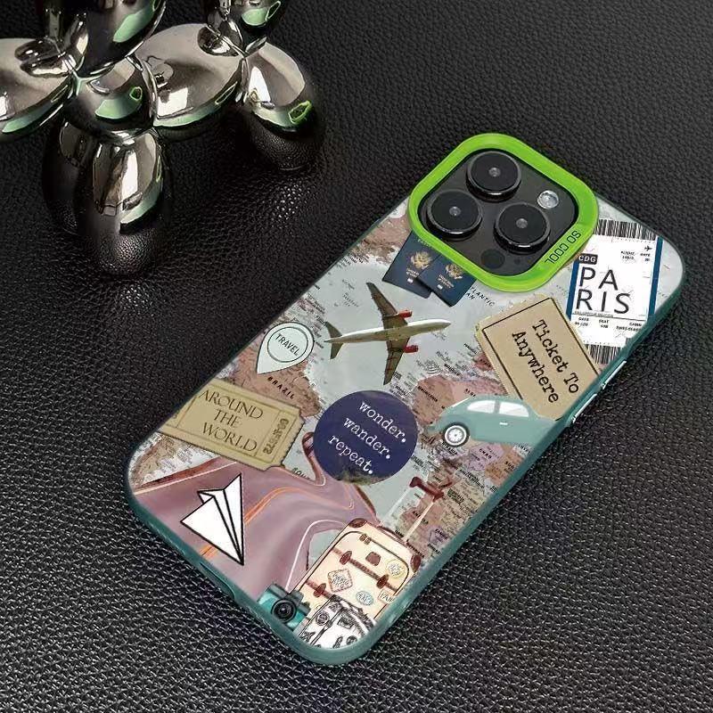 Cross-border Road Aircraft Protective Case for iPhone 16 Pro Max, 15, 14, 13, 12