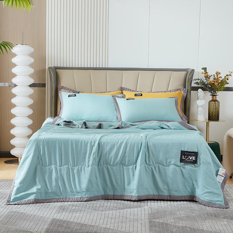 Summer Quilt Bedspread Thin Reversible Throw Blanket Plant Fibers Fabric For Sofa Bed Queen Size Lightweight