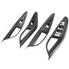 4Pcs Carbon Fiber Style Interior Window Lift Button Cover Trim Frame for Hyundai Lafesta 18-19