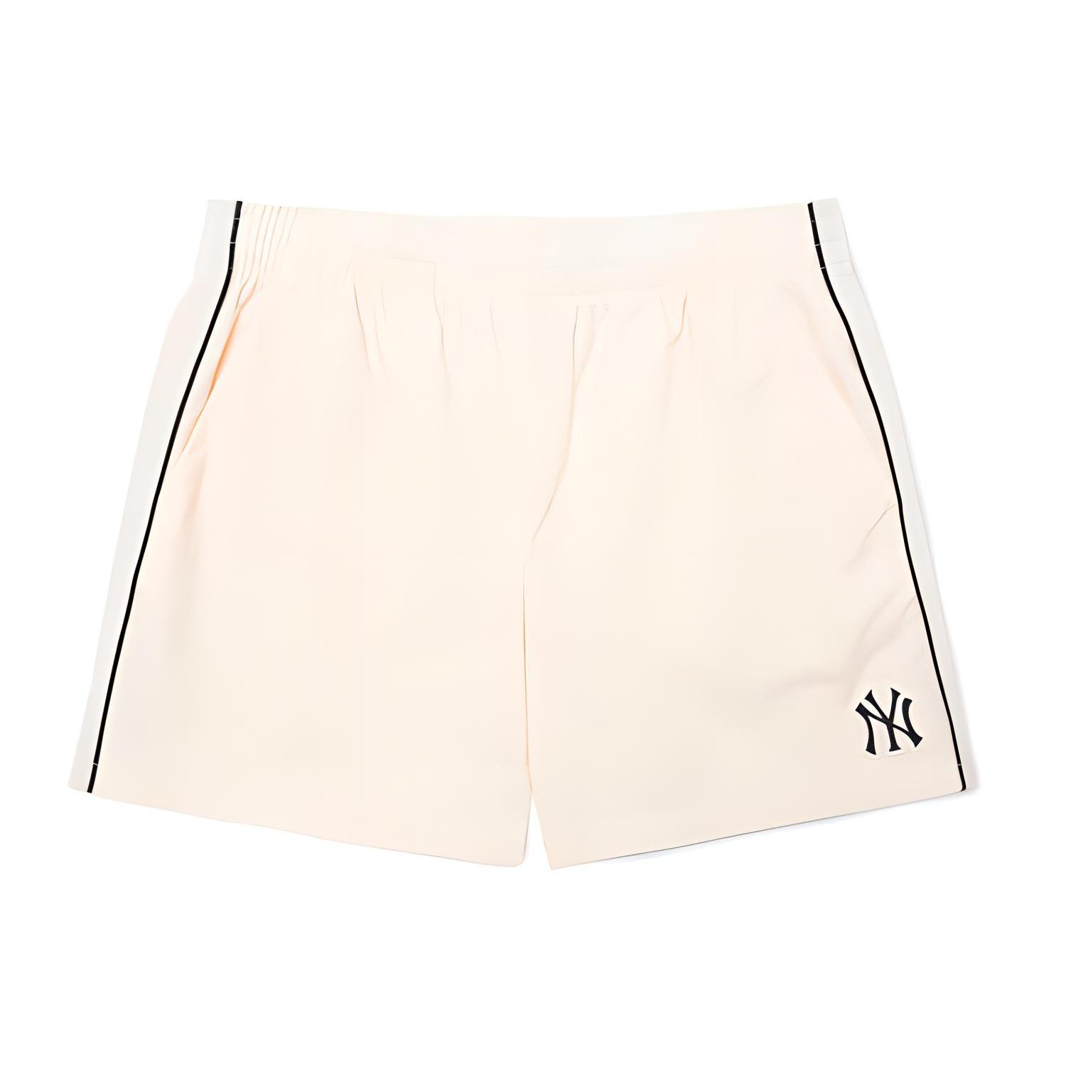 MLB Casual Shorts Unisex Ecru Moderate 3ASMB0423-50CRS XL