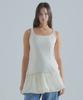 Peulaentigseobiseu Layered Mini Dress - Ivory
