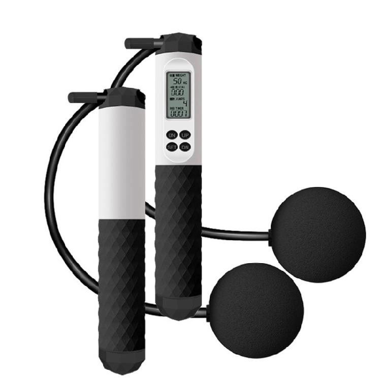 Fitness Skipping Rope with Counter Electronic Counting Jumping Rope Weighted Jump Rope Home Workout Equipment