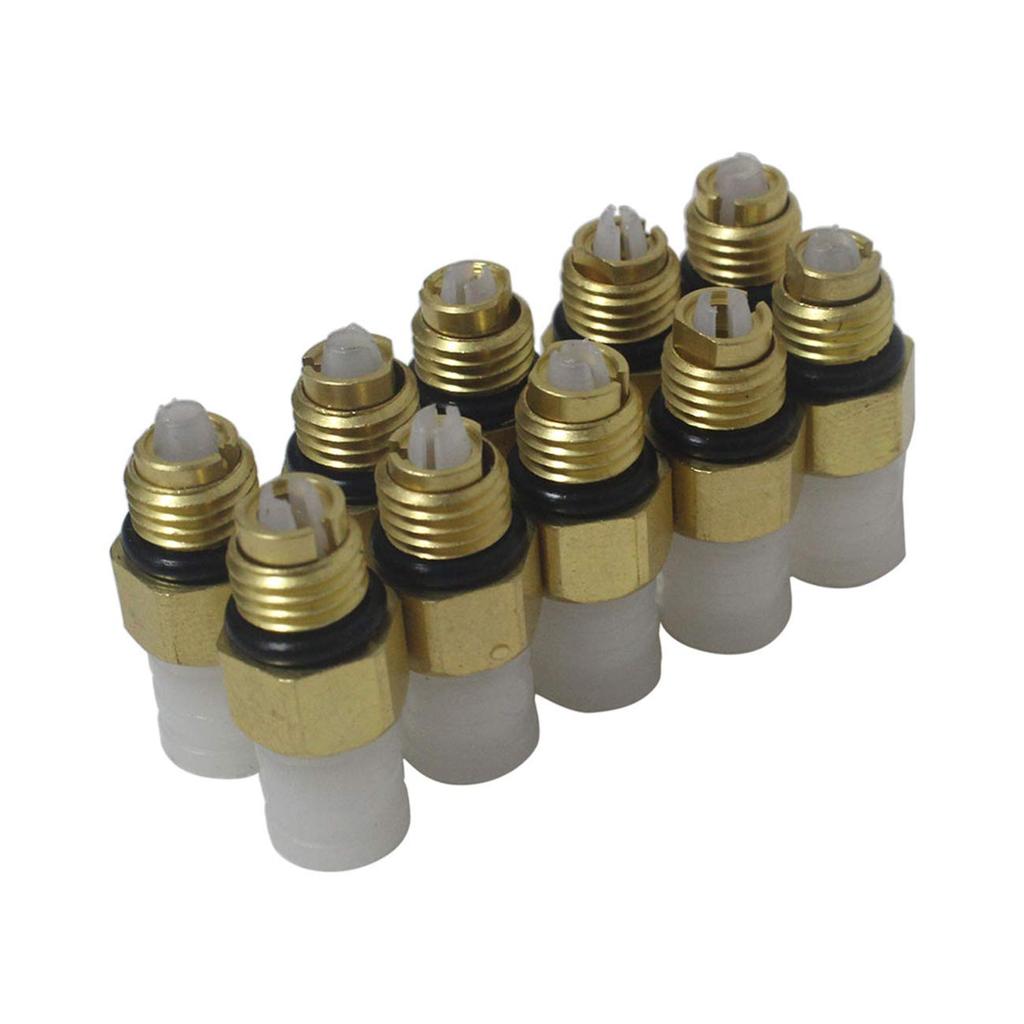 AIRSUSFAT 10pcs Air Suspension Repair Kit Air Valve M8 Benz W251 W164 W212 W211