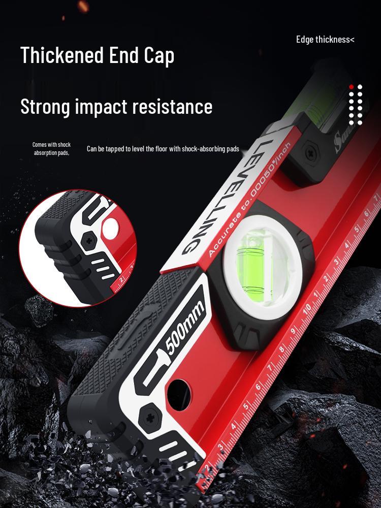 High-Precision Mini Magnetic Aluminum Level Ruler