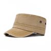 Men's Large Washed Cotton Military-Style Soft Top Duckbill Sun Hat