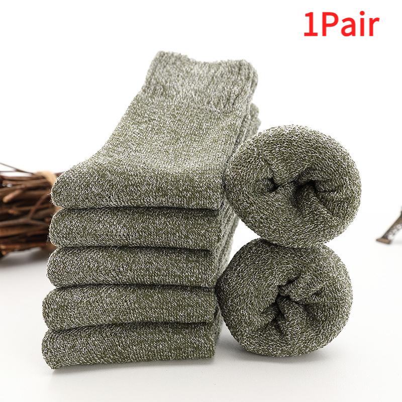 1Pair Winter Warm Men s Socks Thicken Breathable Casual Business Socks Cotton Male