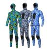 Muta separata in neoprene da 3 mm Uomo Donna Mimetica con cappuccio Apnea Surf Pesca subacquea Immersioni profonde Salvataggio Calda