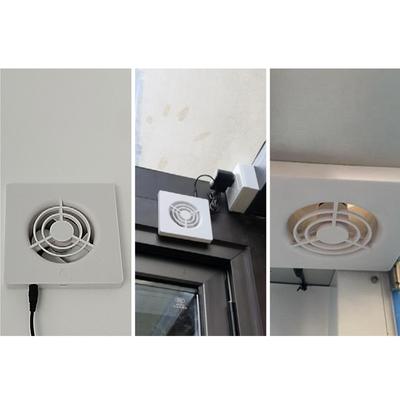 Ανεμιστήρας Εξαγωγής 75mm Χαμηλού Θορύβου Αγωγού Υδροπονικός Αεραγωγός Ανεμιστήρας Εξαγωγής με Ρύθμιση Ταχύτητας για Οικιακό Αερισμό Μπάνιου
