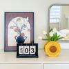 Resin Sunflower Vase Desktop Ornament Home Decor Garden Decoration