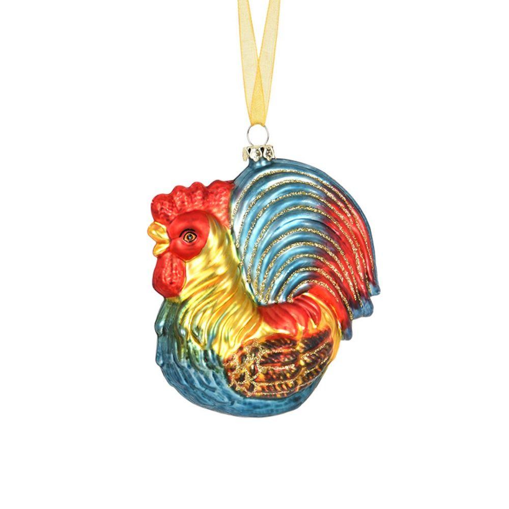 Rooster Panda Elephant Shape Christmas Decorations Hanging Ornaments Scene Arrangement