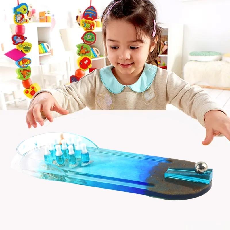 DIY Crafts Mold Bowling Alley Silicone Resin Casting Molds Family Entertainment Moulds Perfect Gift for DIY Enthusiasts