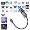 Butterfly LED USB Projector Light Marine Animals Starry Sky Projector Lamp  Festival Gift