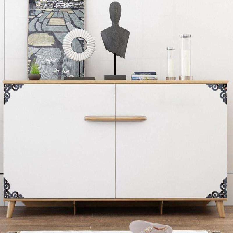 Sticker Mirror Cabinet Decals Fashion Wall Corner Stickers Home Room Decoration