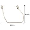 Kijima Motorcycle Parts Side Bag Support, Steel, Left Side, Chrome Plated, for CB1100 ('10-)/CB1100EX ('14-'16) 210-4722