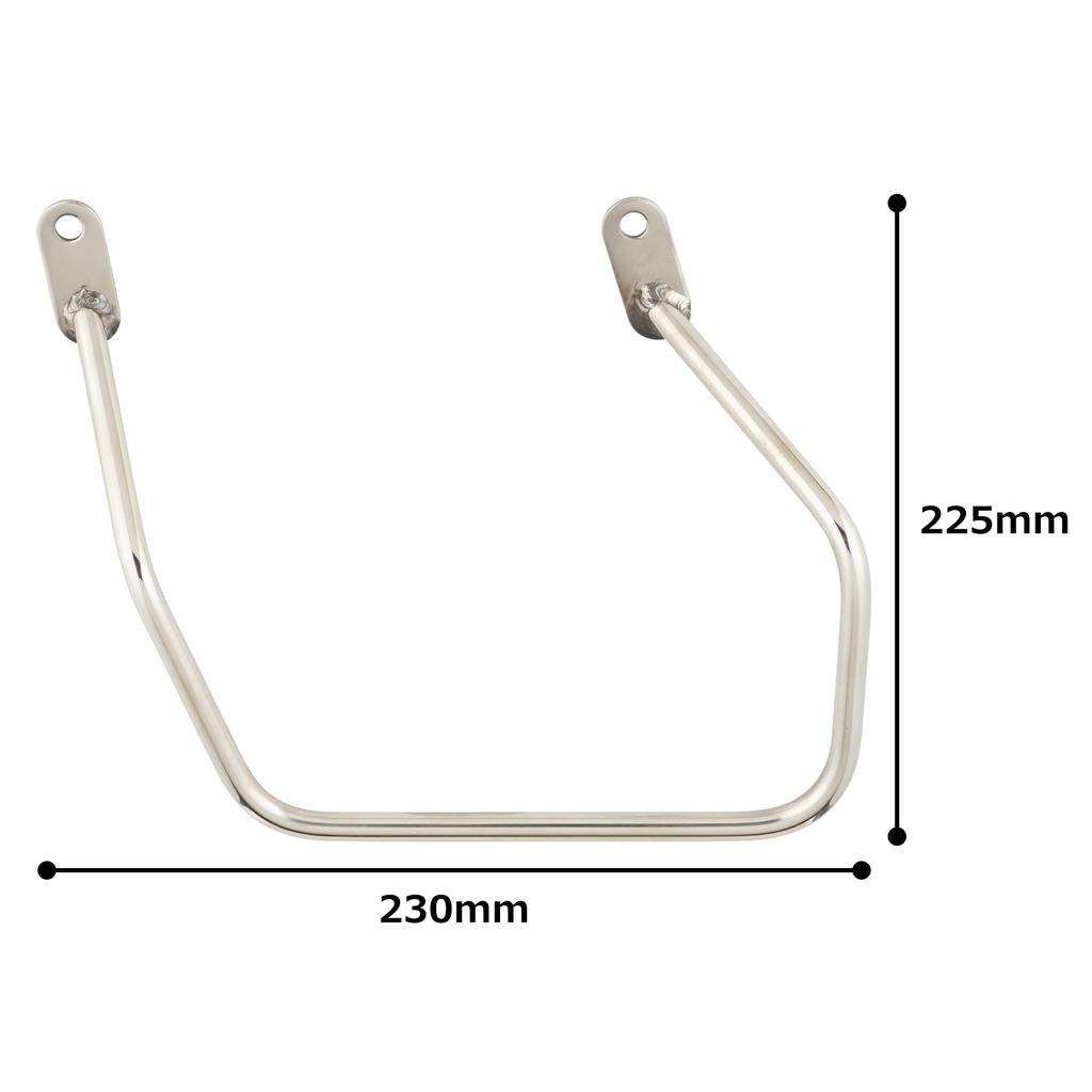 Kijima Motorcycle Parts Side Bag Support, Steel, Left Side, Chrome Plated, for CB1100 ('10-)/CB1100EX ('14-'16) 210-4722