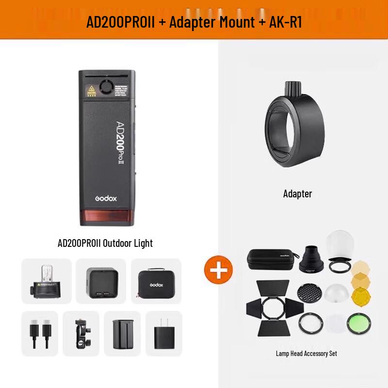 Godox AD200ProII Outdoor Portable Flash Kit