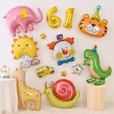 Animal Foil Balloons for Kids' Birthday and Children's Day