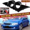 52Mm Glossy  Black Car Twin Gauge Dash Mount Holder For Ford Falcon Ba Bf 02-11