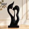 Creative Romantic Presents Lover Statue Abstract Figurine Couple for Birthday Modern Minimalist Home Decor Love Sculpture Artistic Embrace Figurines