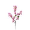 Plastic Artificial Peach Blossom Branch Real Touch Fake Flower Silk Cherry Blossom  Wedding Decor