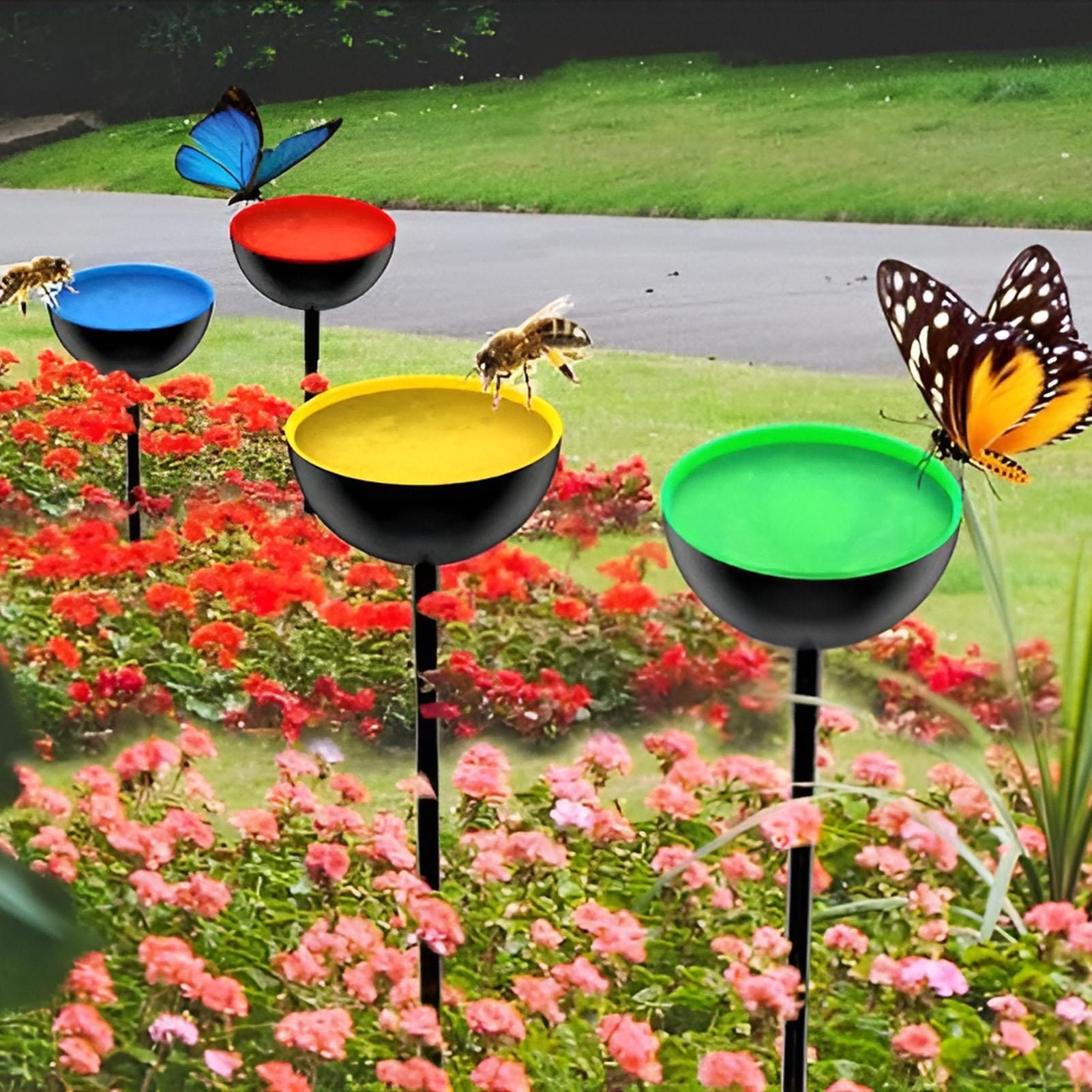 

Bee Watering Stations 4 Pieces Bee Drinking Station For Garden Rustproof Pollinator Feeding Outdoor Decor For Courtyard Backyard China Mainland