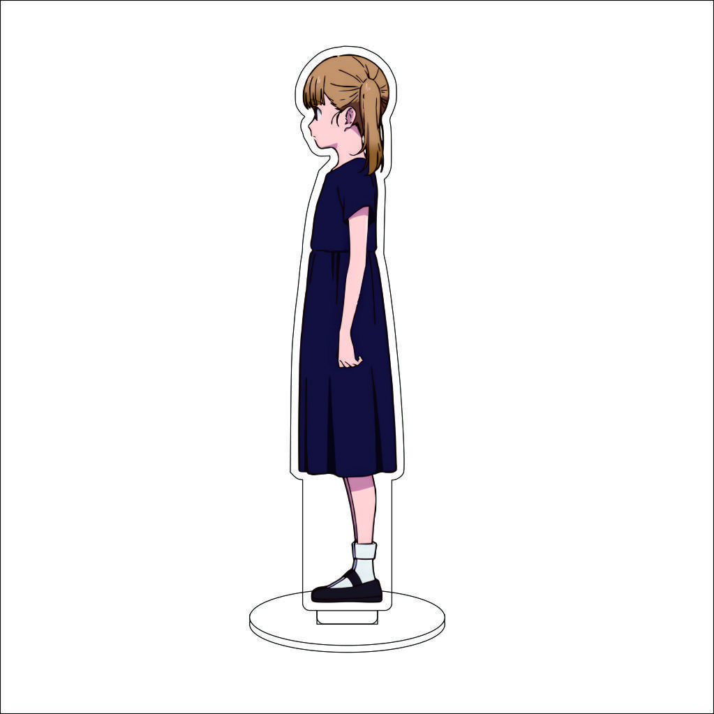 16CM Anime Summer Time Rendering Cosplay Acrylic Stand Ornaments Southern Hizuru Kofune Ushio Figure Stand Halloween Gifts