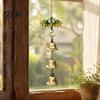 Entrance Door Hanging Retro Dragon Bells, Metal Flying Wind Chime, Rustic Christmas Home Decor Fantasy Outdoor Garden Ornament for Patio Porch