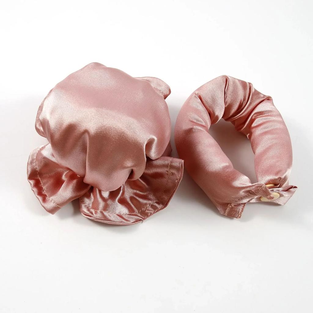 Heatless Hair Curler Hair Rollers Silk Satin Rod Wave No Heat Hair Curls Soft Sleeping Headband Ribbons Overnight Curls Curling