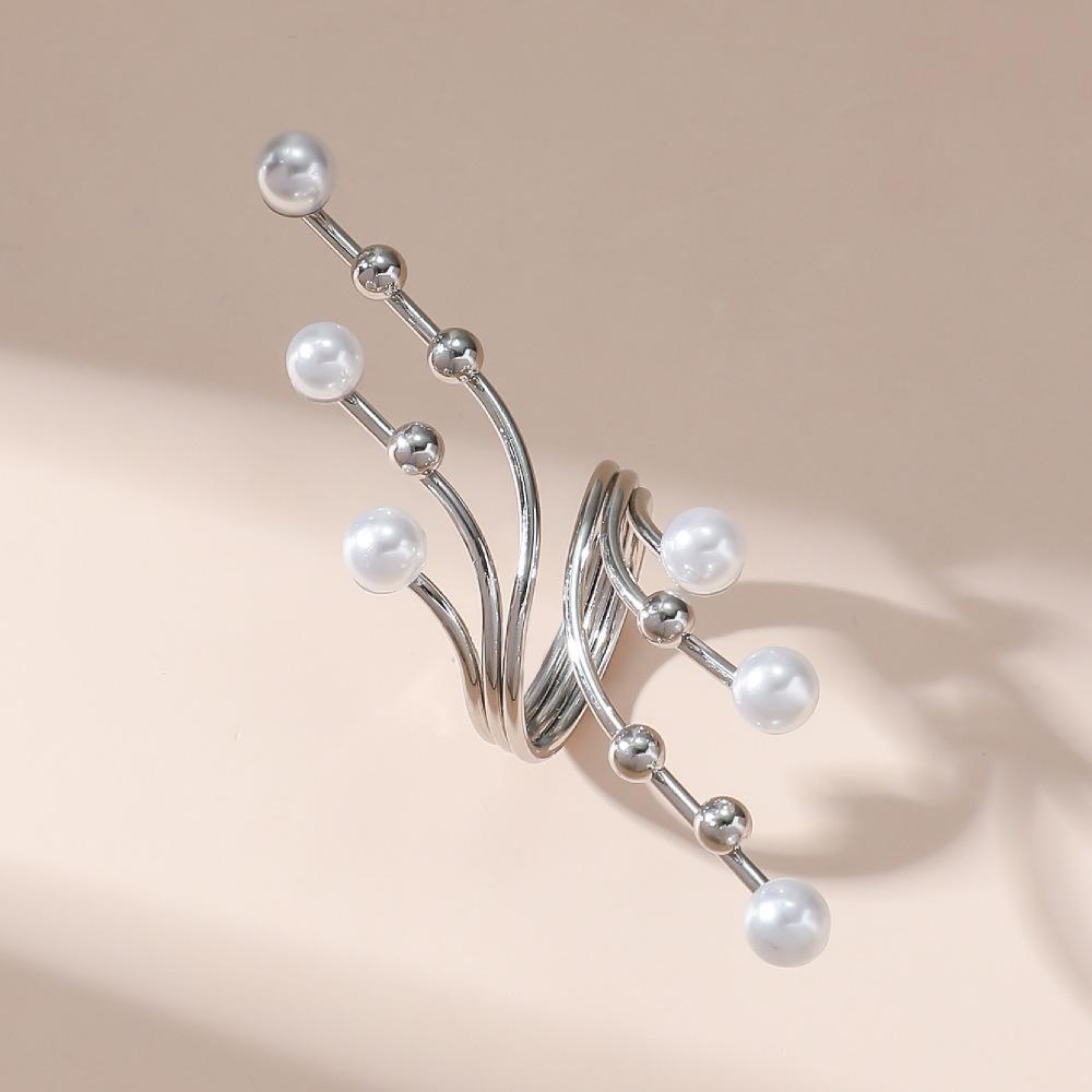 Creative Faux Zircon Geometric Personality Ring Delicate Hand Zircon Party Accessories